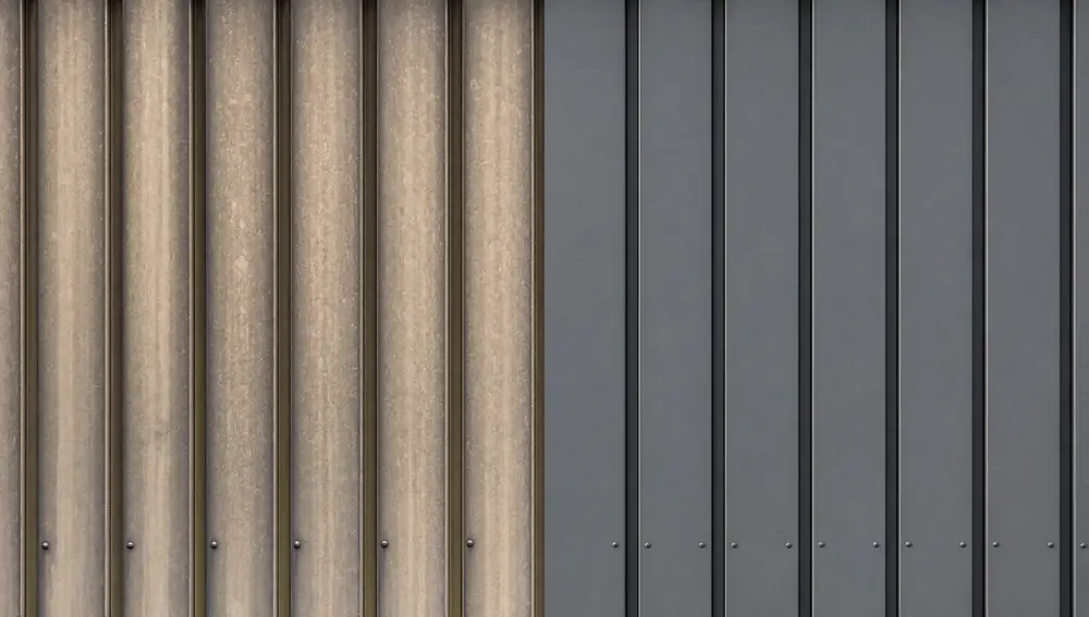 Before and after: cladding spraying in Bexhill-on-Sea