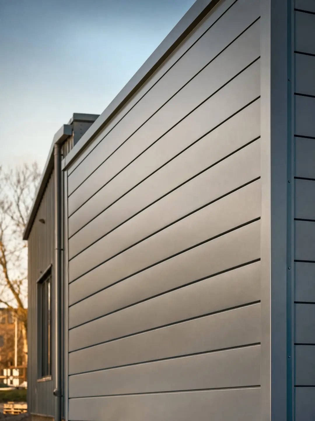cladding spraying in Bexhill-on-Sea — freshly sprayed finish