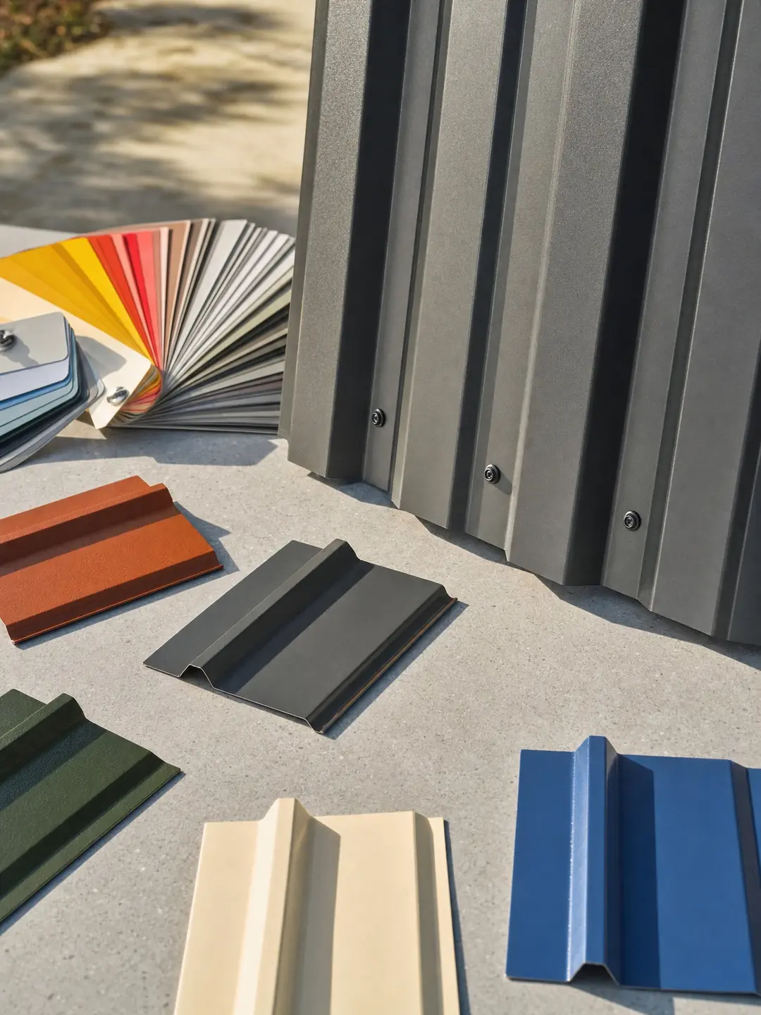 RAL colour and finish options for cladding