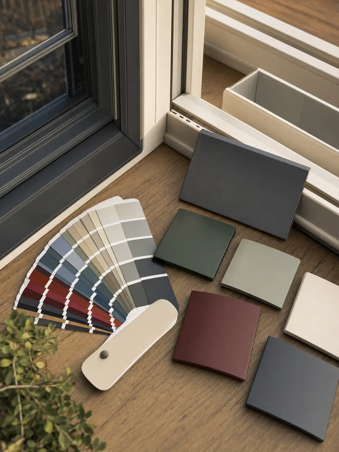 RAL colour and finish options for conservatories
