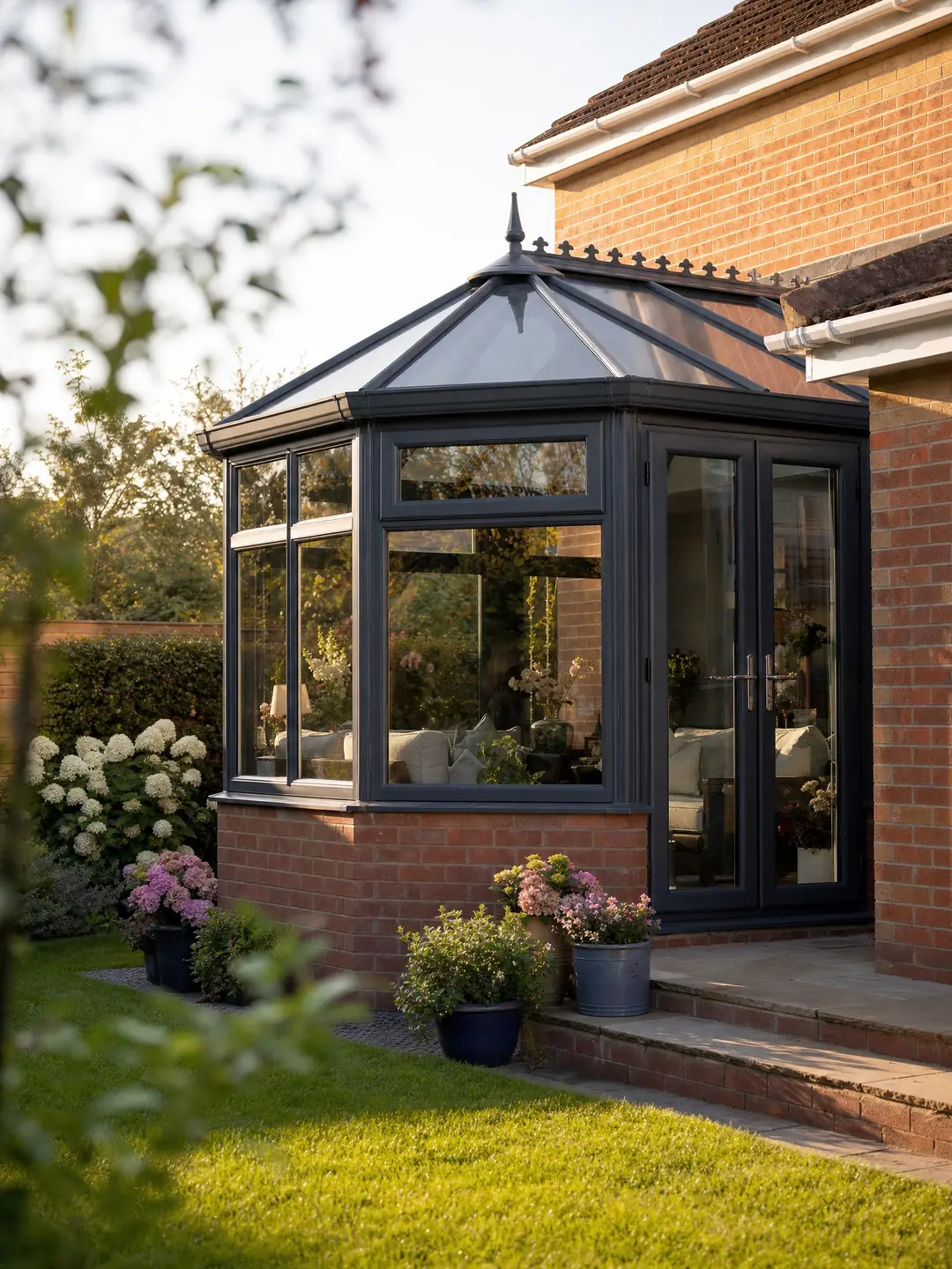 conservatory spraying in Amersham — freshly sprayed finish