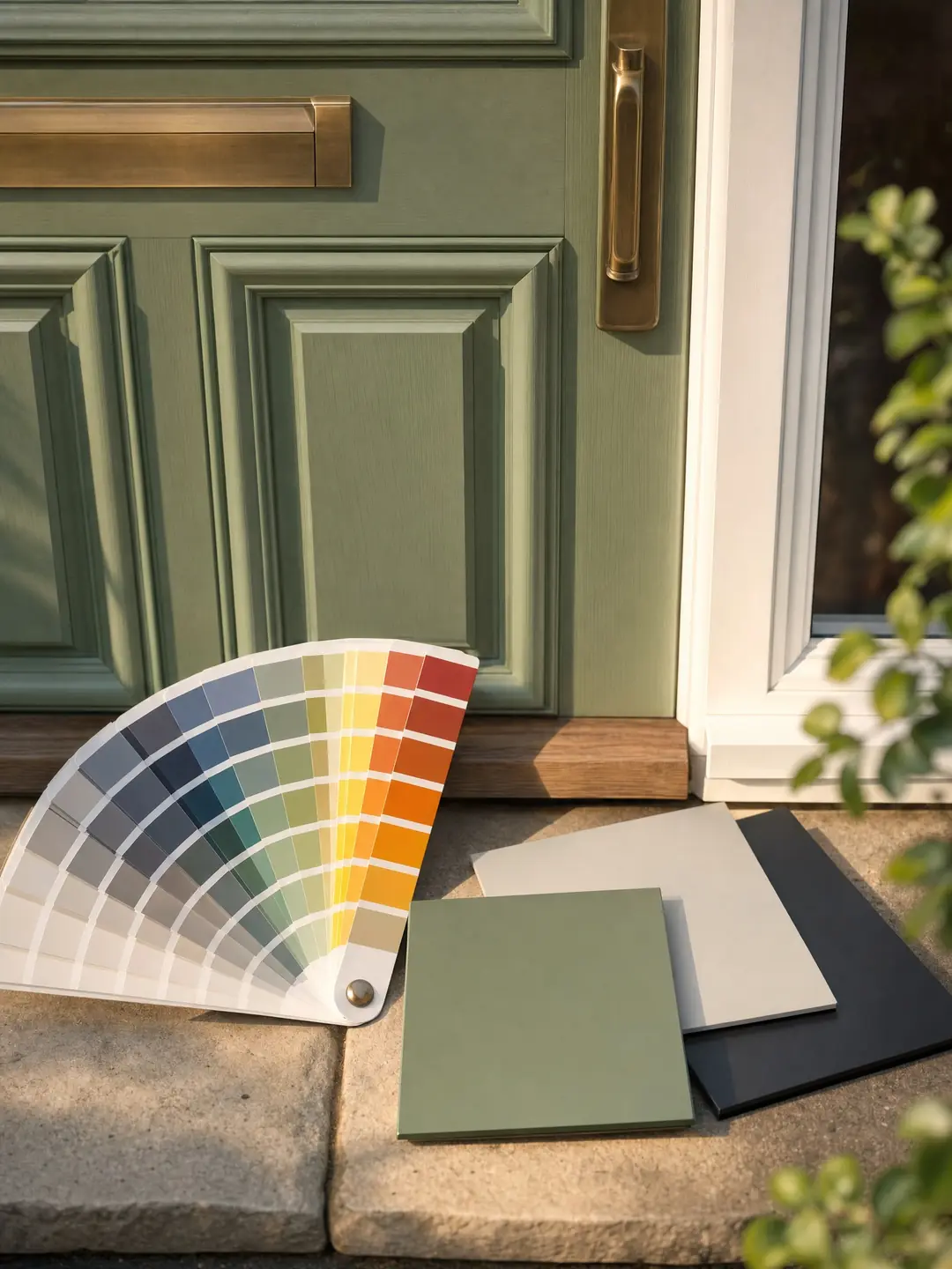 RAL colour and finish options for upvc doors