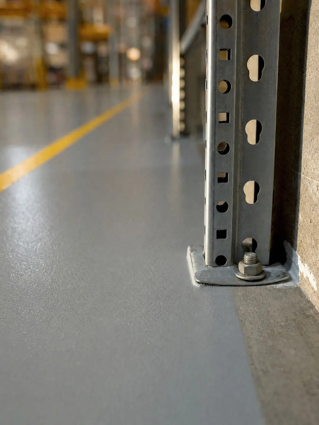 Close-up of the flawless warehouse spray finish